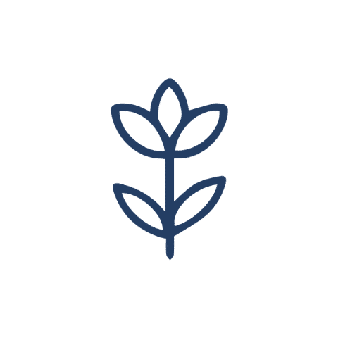 blue flower icon