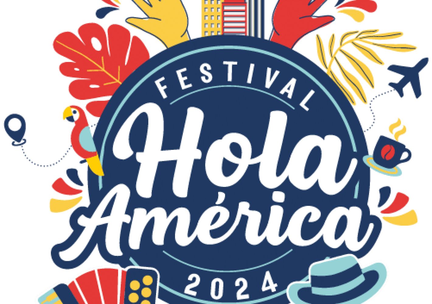 Hola America Festival 2024 Logo