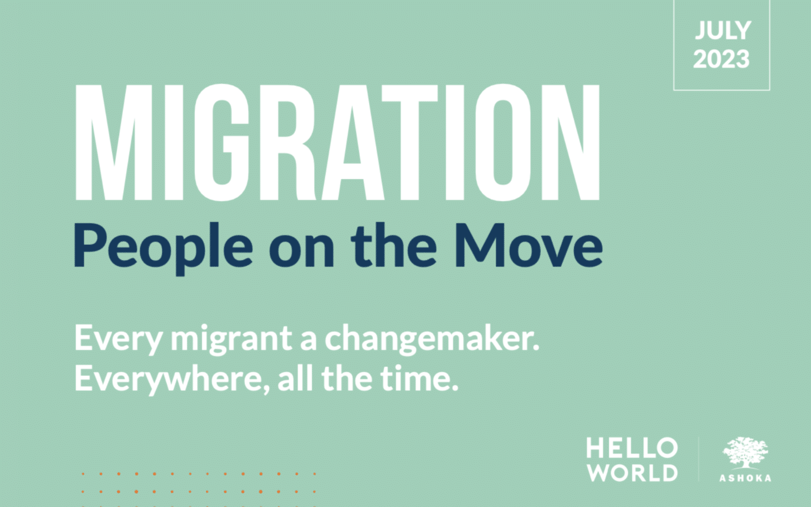 people on the move