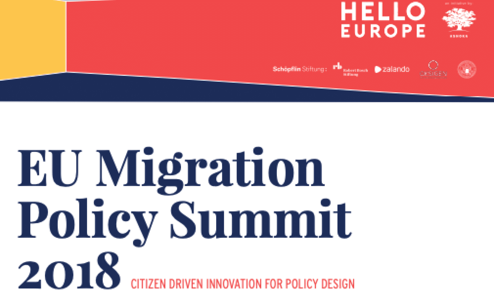 Cover of the EU Migration Policy Summit Report