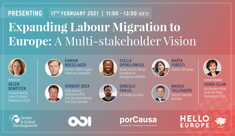 Expanding Labour Migration to Europe event poster